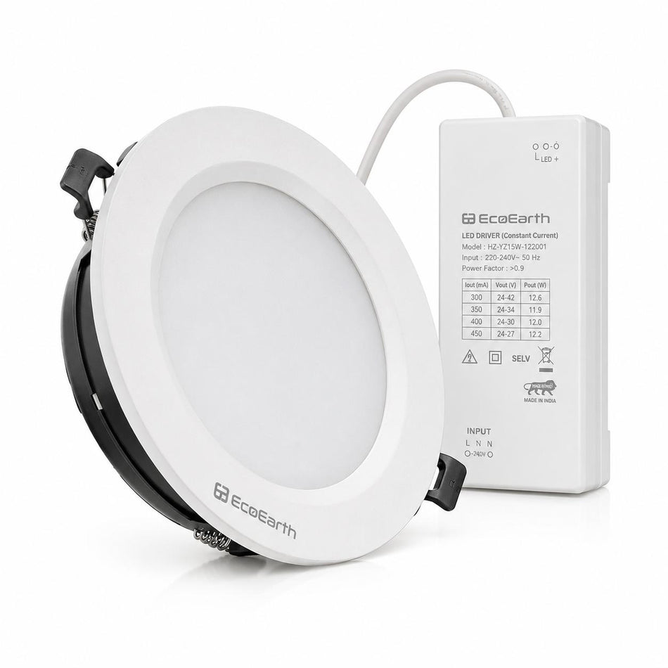 EcoEarth  Neo Wi-Fi Smart Led Ceiling Light | Recessed Light | Compatible with Alexa and Google Assistant  | Warm to Cool Feel + 16 Million Colors