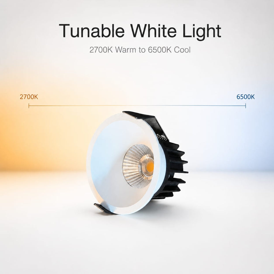 EcoEarth NEO Smart Trimless COB LED Downlight | Bluetooth Control | Tunable White