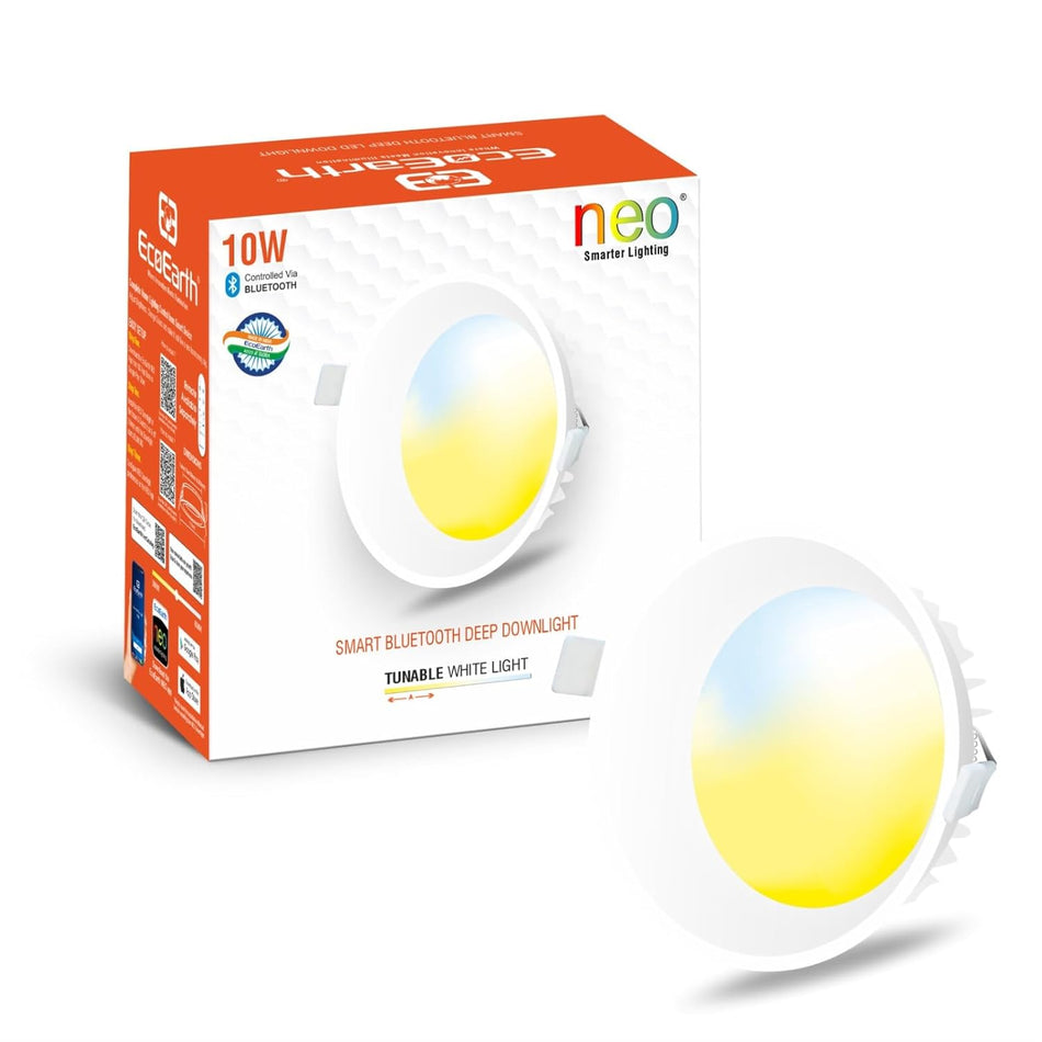 EcoEarth NEO Bluetooth Smart LED Deep Downlight | Tunable White