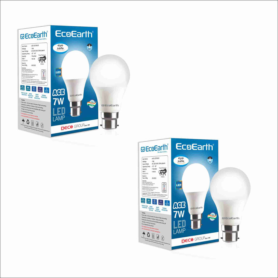 EcoEarth Led Bulb 270° Diffusion , E27