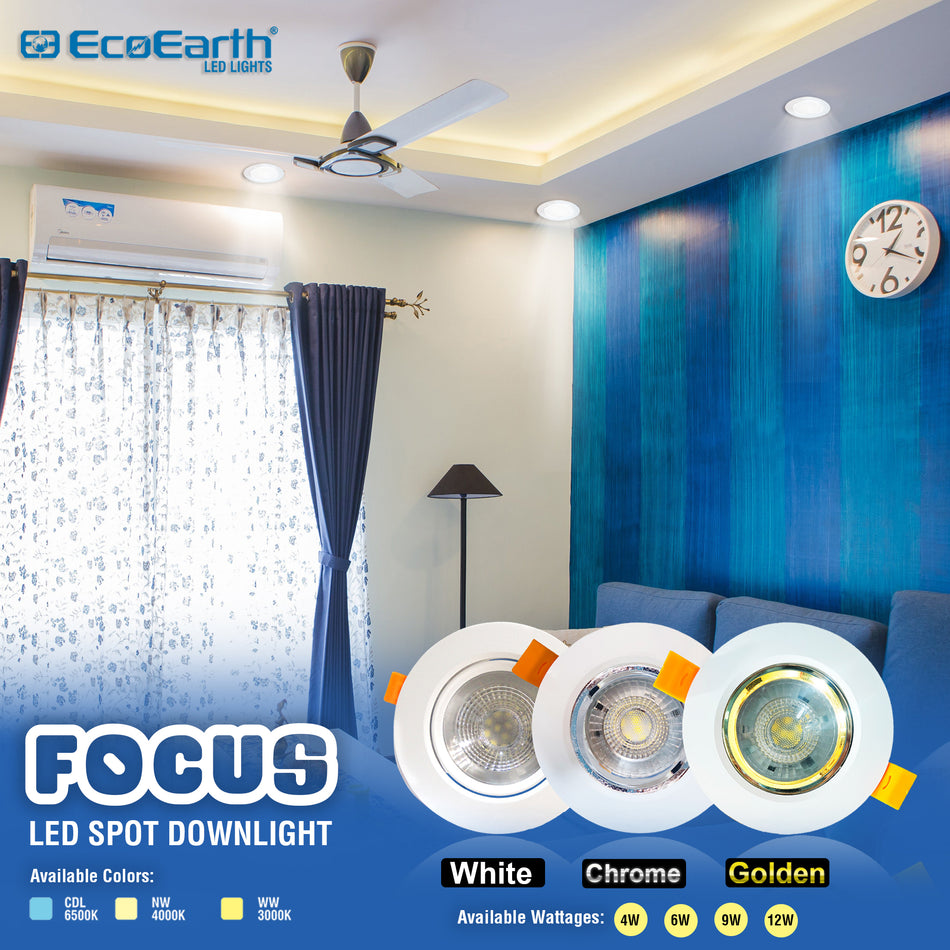 EcoEarth Focus Spot Light | Tiltable Light |  Downlight
