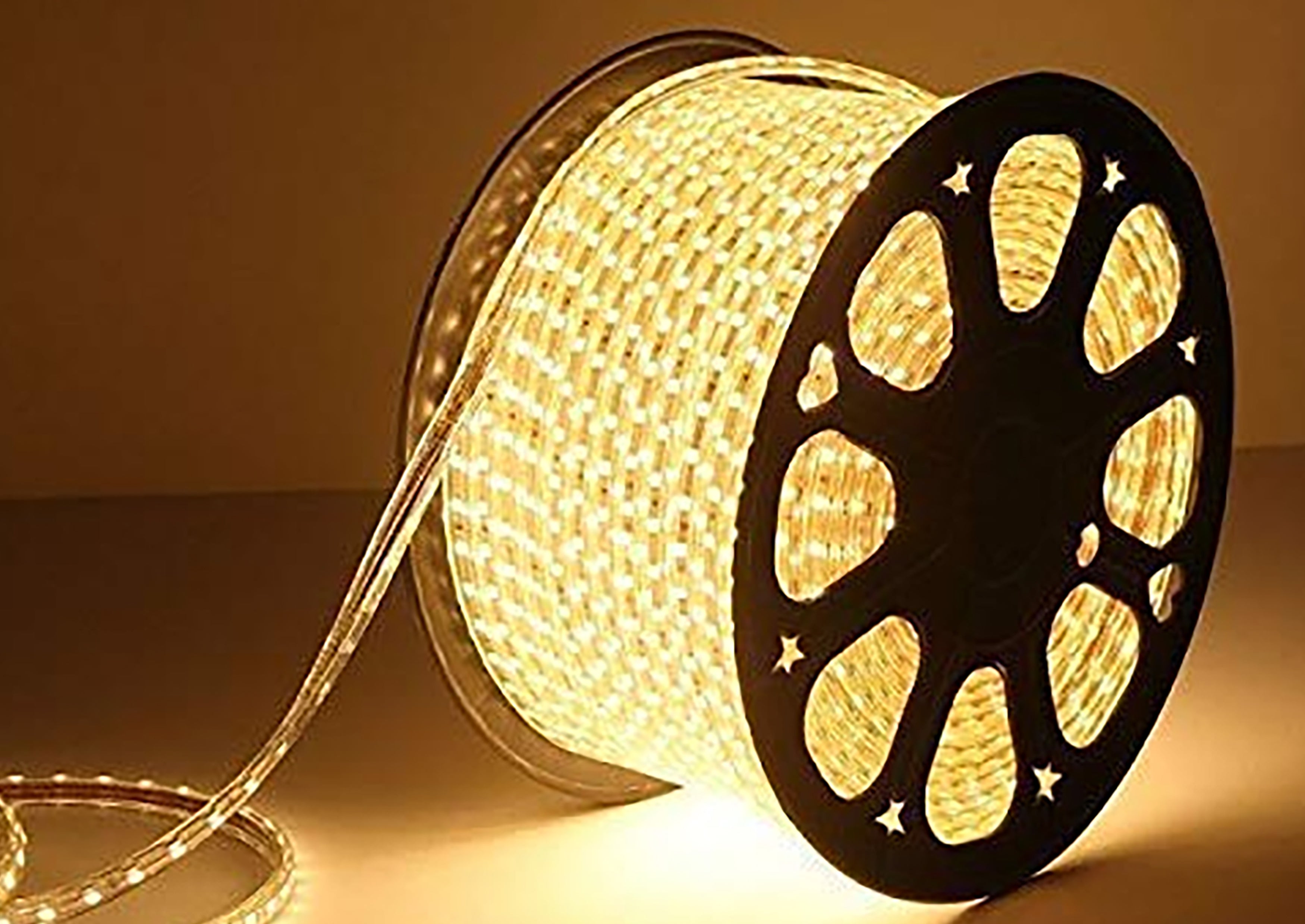 EcoEarth Jagmag Flat Rope Light With Wire & Adapter | 25 MTR & 45 MTR