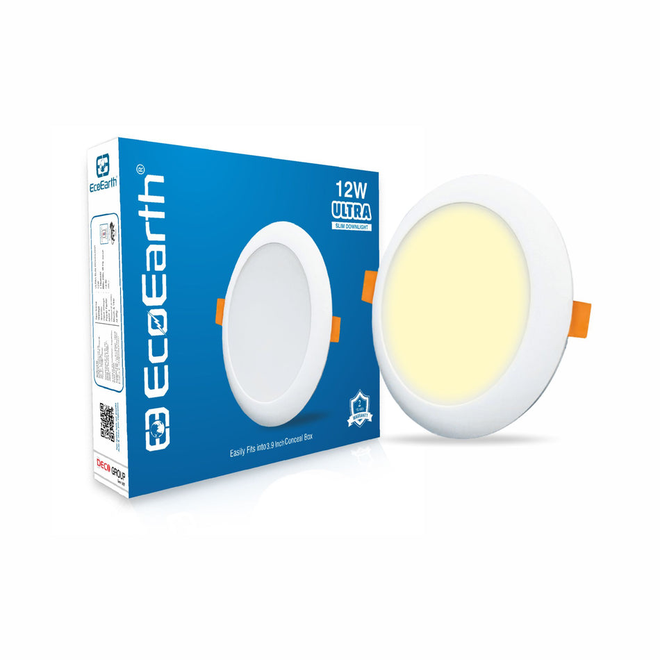 EcoEarth Ultra Slim Downlight | Panel light | Ceiling Light | Round
