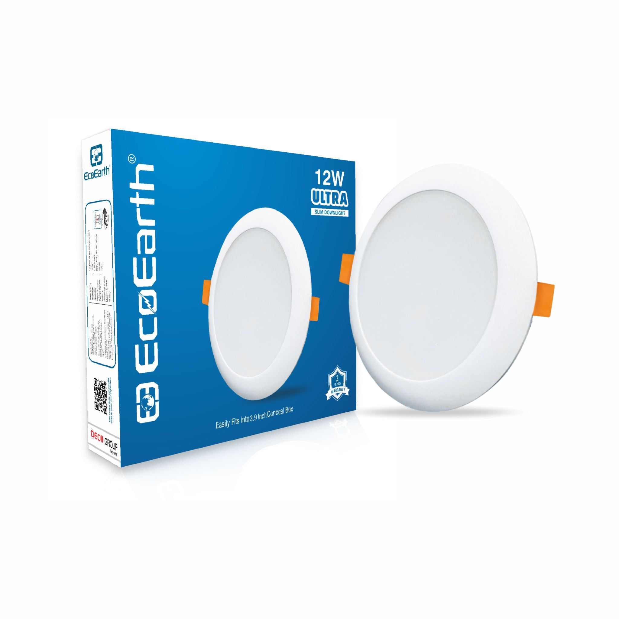 Ecolight EcoEarth Ultra Slim Downlight | Panel light | Ceiling Light | Round